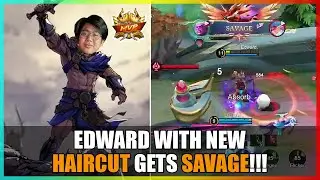 EDWARD NEW HAIR GETS SAVAGE WITH PHOVEUS! | MLBB