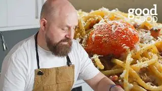 Next-level Spaghetti Carbonara with Barney Desmazery