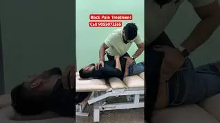 Back Pain Treatment | #shortsfeed #shorts #shortvideo #reels #trending #yoga #exercise #chiropractor