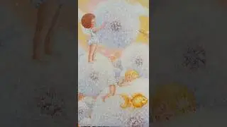 ОДУВАНЧИКИ /КАРТИНА В СПАЛЬНЮ/ХОЛСТ МАСЛО/70х50 см