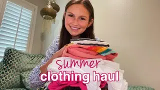 SUMMER CLOTHING HAUL | aviator nation, zara, agolde, princess polly, lele sadoughi