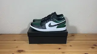 Nike Air Jordan 1 Low Green Toe 553558-371
