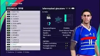 eFootball PES 2021: France 1998 classic team (PS4)