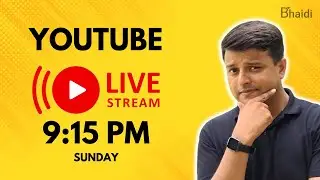 7 years of corporate life | Bhaidi Talks Live