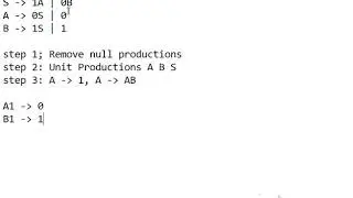 CFG to CNF Conversion