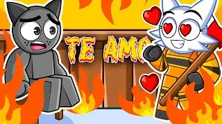 ¡CHICA BOMBERO SE ENAMORA DE GRAY en ROBLOX! (sprunki)