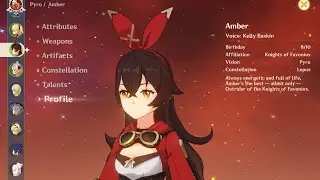 Amber in Genshin impact. How to play Amber