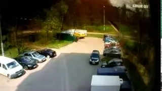 Голая женщина на улице в Зеленограде
