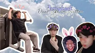 Jungkook dual life in twitter