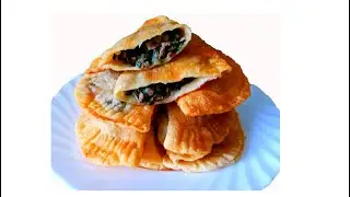 Чебуреки с джусаем)#вкусно#рецепты#чебуреки