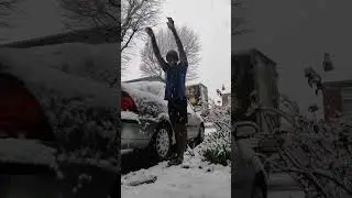 Heavy snow fall in Dublin, Ireland🇮🇪🍀