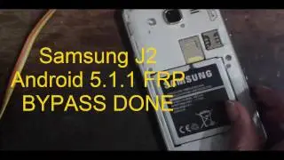 Samsung J2 (J200G) Frp (Google Account) Lock Bypass Done Android 5.1.1