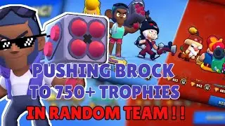 Push BROCK to Trophies 750+ in heist with random teams