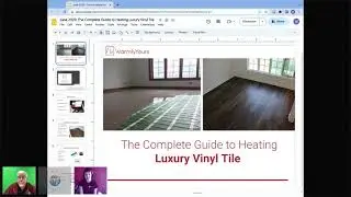 June 2023 Webinar: The Complete Guide to Heating Luxury Vinyl Tile