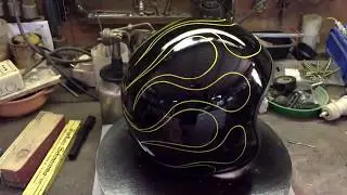 Restore old helmet [Painting & Pinstriping]