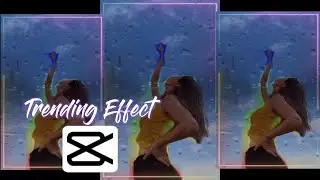 RAINDROPS TRENDING EFFECT TUTORIAL BY CAPCUT |HOW TO & STYLE