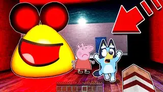 ESCAPAMOS DE POU CON BLUEY Y PEPPA PIG EN MINECRAFT