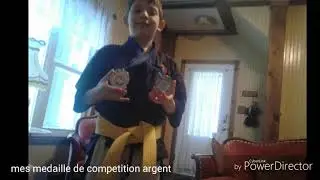Mes medaille de competition de karater