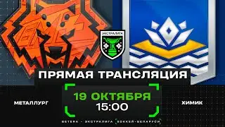 Металлург - Химик | 19.10.2024 | Экстралига | Прямая трансляция