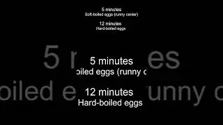 How long to boil an egg? #howto #shorts