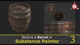 Texture a Barrel using Substance Painter: Export (3/3)