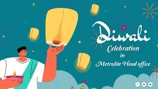Diwali celebration in metrolite head office ..
