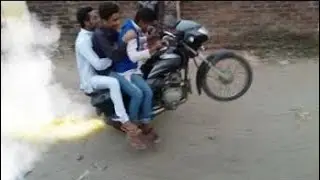 Top 5 funny bike stunt fails in India by ( Road to 4355 ) 