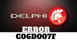 Delphi Error 