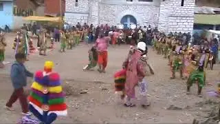 DESPEDIDA DE NEGRITOS CON GRANIZADA Y LLUVIA - PASCO - PERU