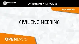 Civil Engineering (Laurea triennale - ENG)
