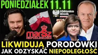 PONIEDZIAŁEK, 11 LISTOPADA 2024, SPRAWKI RANO