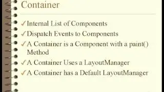 Lesson1 Containers and Layout Managers | Introduction to the Java Programming Language