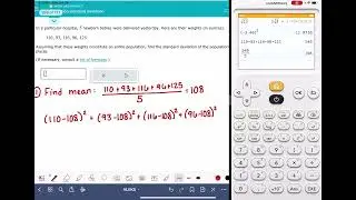 ALEKS: Population standard deviation