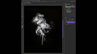 How to change smoke color in Adobe Photoshop
