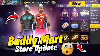 Next Buddy Mart Store Update Free Fire | Buddy Mart Update | Gold Rush Event | Free Fire New Event