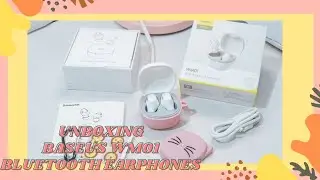 BASEUS WM01 BLUETOOTH EARPHONE UNBOXING VIDEO