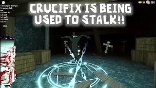 DOORS FLOOR 2 - USING CRUCIFIX TO STALK