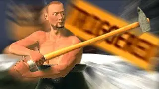 Getting Over It with Bennett Foddy Часть 1 Надо Понять Платформер или нет?