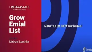 Grow Your (Email) List, Grow Your Business