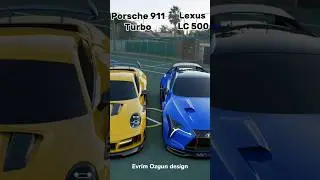 2024 Lexus lc500 vs Porsche 911 Turbo #shorts #lexus #lexuslc500 #2024lexus #porsche #porsche911