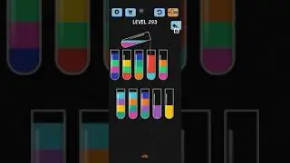 water color sort level 293 walkthrough solutions iOS