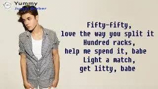 Justin Bieber  - Yummy  (Lyrics Video)
