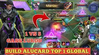 BEST BUILD ALUCARD TOP 1 GLOBAL AUTO MANIAC|ITEM ALUCARD TERSAKIT 2021|Mobile Legends