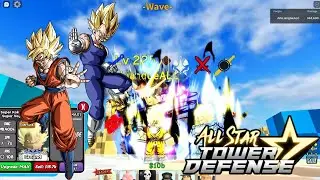 5 Star Super Koku and Super Vegu [Super Goku and Super Vegeta] Showcase | All Star Tower Defense