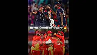 North American Rivalry 🥵🔥 #shorts #t20worldcup #cricket