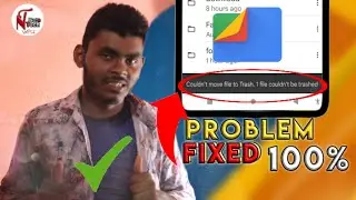 Google Files Couldn't Delete Files Error | 1 File Couldn't Be Moved - Problem Solved | notetechacade