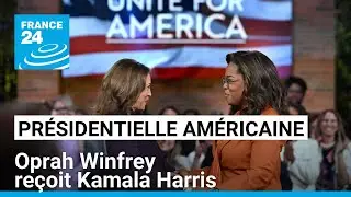 Présidentielle américaine : Oprah Winfrey reçoit Kamala Harris • FRANCE 24