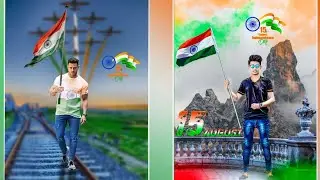 15 August Photo Editing | Picsart  happy Independence Day Photo Editing