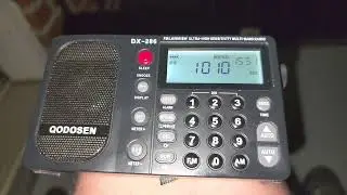 Qodosen DX-286 VS XHDATA D-220 CFRB 1010 kHz Mediumwave Am radio compare internal ferrite loop