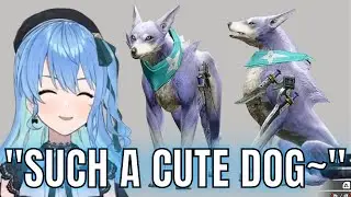 【Hololive】Suisei gushes over cute dogs in her first playthrough of Monster Hunter Rise【Eng Sub】